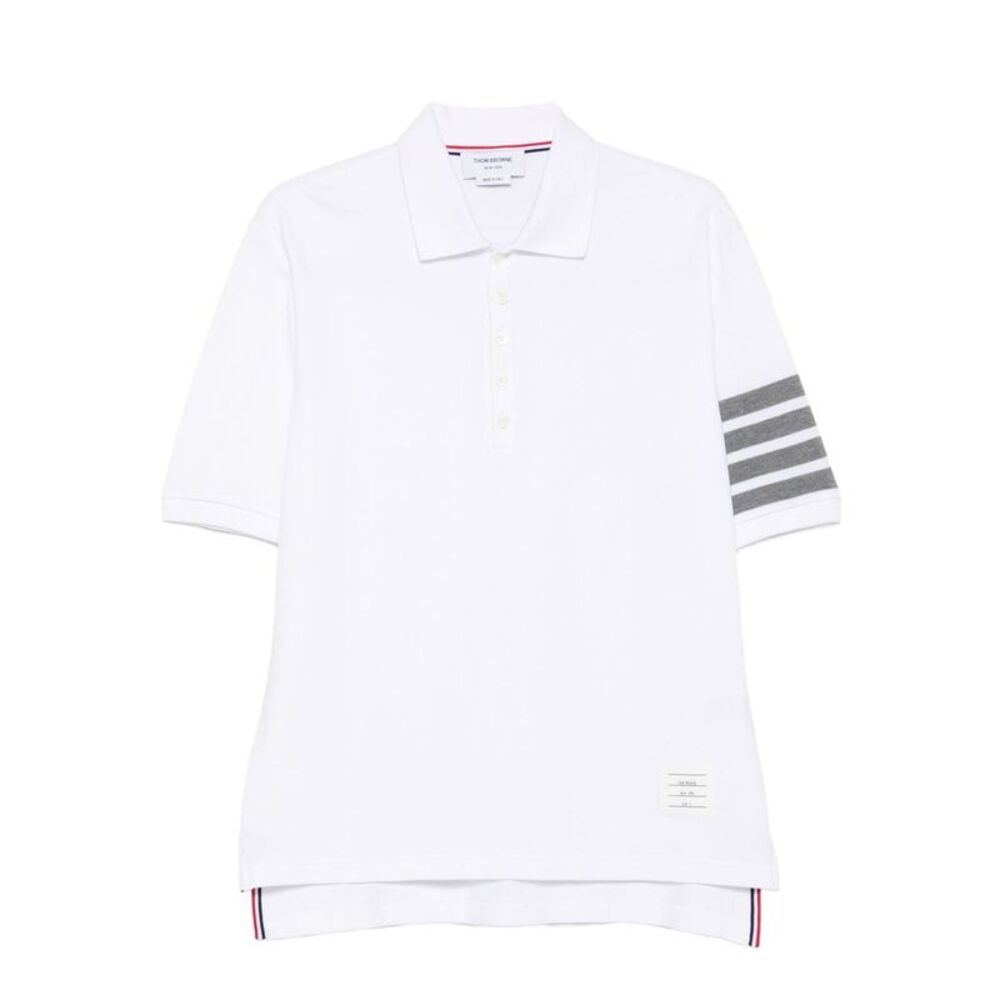 Thom Browne Men Cotton Polo Shirt